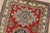 Kazak Runner 2’9” X 6’6” Red Wool Tribal Hand-Knotted Oriental Rug For Sale In Philadelphia - Image 6 of 12
