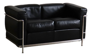 LC2 2-Seater Sofa by Charlotte Perriand and Le Corbusier for Cassina, 1965
