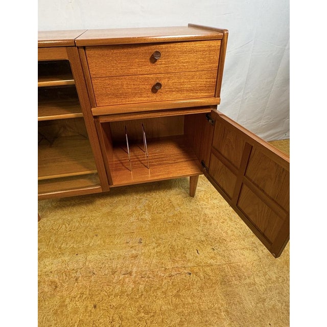 Brown Mid-Century Teak Music Cabinet from Nathan, 1960s For Sale - Image 8 of 12