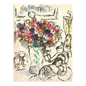 1974 Chagall Original Lithograph Vol 4 Frontispiece