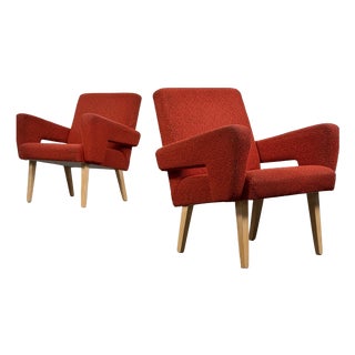 Czechoslovakian Armchairs, 1960s, Set of 2 For Sale