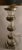 Mid-Century Modern Glass Column Lamp With Silver Details For Sale - Image 3 of 11