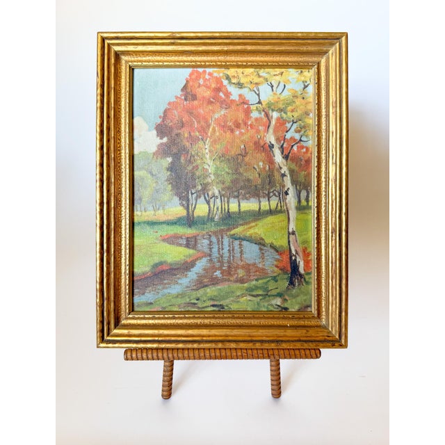 Original Impressionist Landscape Oil Painting For Sale - Image 4 of 10