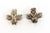 Tiffany Sterling Silver Criss Cross Lever Back Earrings 1990's Pair Of For Sale - Image 11 of 12