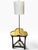 Mid-Century Modern Vintage Frederick Cooper Mid-Century Clover Table Lamp With Gold Top and Linen Shade For Sale - Image 3 of 9
