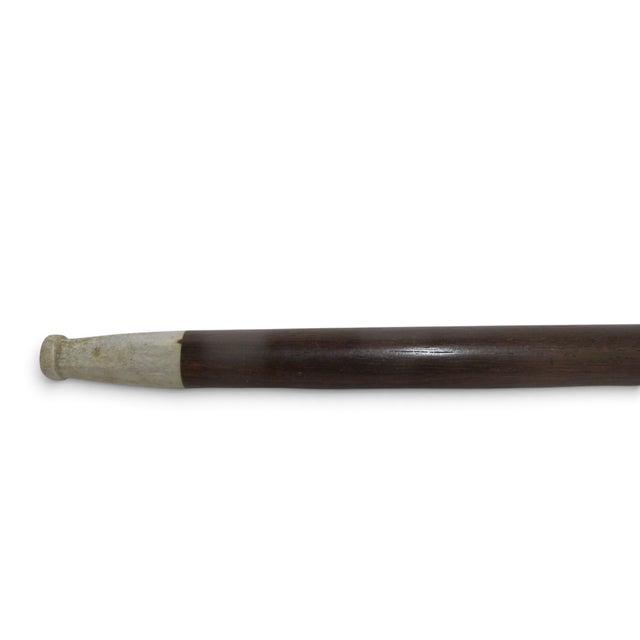 The Clark Lift Arm Lighter Fraternity Crest Antique Gadget Cane Walking Stick For Sale - Image 16 of 16