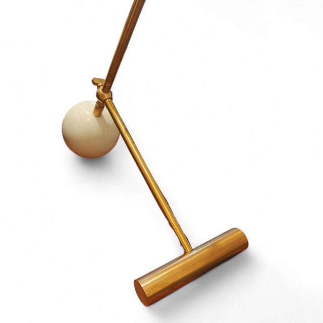 Metal Small Yellow Thunderball Lamp from Stilnovo, 1970s For Sale - Image 7 of 10