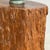 Mid 20th Century Large Honey Brown Reclaimed Tree Trunk Side Pedestal Table For Sale - Image 5 of 9