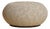 Round Pouf in Smoked Oak by Lebanto For Sale