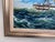Late 20th Century Ambrose Large Original Oil Painting on Canvas Sailing Ship Ocean Seascape Framed For Sale In Jacksonville, FL - Image 6 of 12