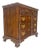 Block Front Carved Scallops Brass Drop Pulls 4 Drawers Bachelor Chest For Sale