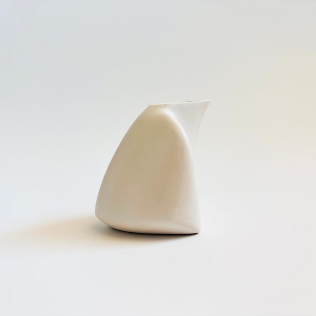Contemporary Peter Saenger Sculptural Porcelain Creamer Pitcher For Sale - Image 3 of 9