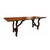 An important, large walnut dining table, crafted in the first half of the 19th century and inspired by traditional...