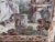 Tan 19th-Century Silk Tapestry — Romantic Garden Scene For Sale - Image 8 of 8