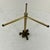 American American Three Armed Brass & Bronze Jewelry Stand, Mid 20th Century For Sale - Image 3 of 12
