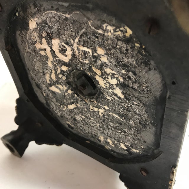 Metal Antique French Bronze Compote For Sale - Image 7 of 8