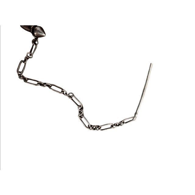 Late 19th Century Silver Victorian Repoussé Silver Cornucopia Posy Holder For Sale - Image 14 of 15