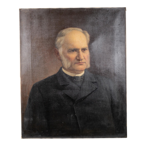 19th C. American Oil Portrait by Oscar Hallwig 1895