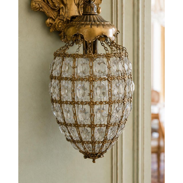 Late 20c French Louis XVI Gilt Bronze Sconces Wall Lamps - Pair For Sale - Image 14 of 16