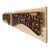 c.1920 Chinoiserie Floating Wall Sculpture, a Pair of Openwork Chinese Wood Carvings Wall Decor For Sale