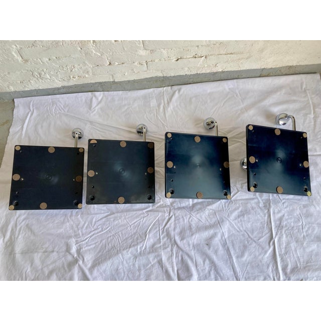 Black Vintage Italian Coat Hangers, 1970s, Set of 4 For Sale - Image 8 of 9