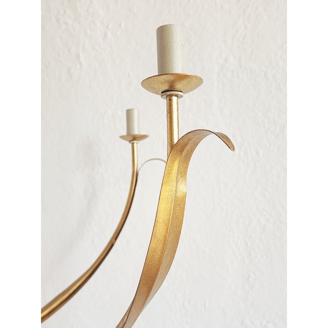 Currey & Company Menefee Gilt Wrought Chandelier For Sale - Image 10 of 16
