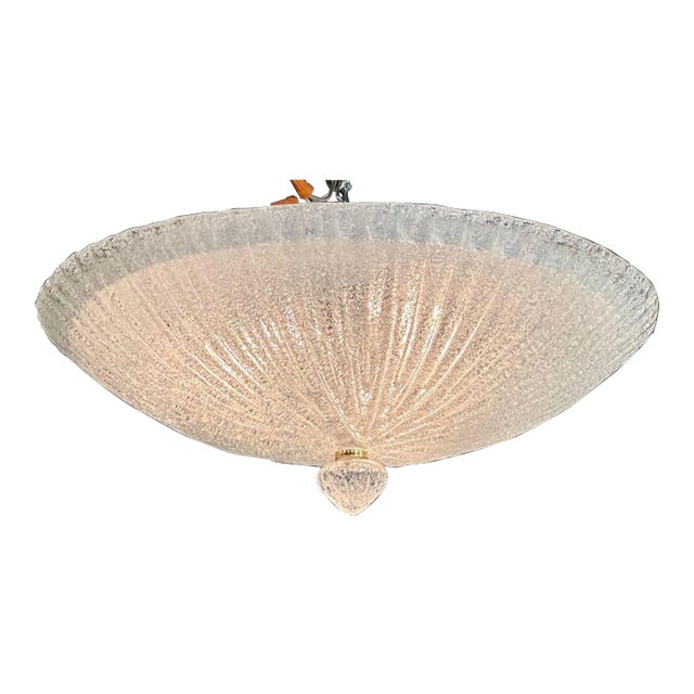 Murano Flush Mount Chandelier For Sale