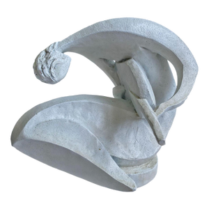 Vintage David Fisher “The Guitarist” Sculpture Austin Productions White Plaster Statue