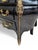 Vintage French Louis XV Style Black Lacquer Bombe Commode For Sale - Image 4 of 7
