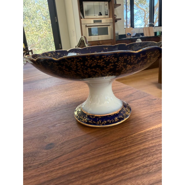 1900 - 1909 Antique D&CLimoges Pedestal Compote, Circa 1894-1900 For Sale - Image 5 of 9