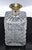 Victorian 1920s Style After Bohemian Victorian Cube Hand Brilliant Cut Decanter Silver Plate Neck Faceted Stopper For Sale - Image 3 of 15