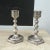 Candle Holders Silver Plate - A Pair For Sale - Image 9 of 9