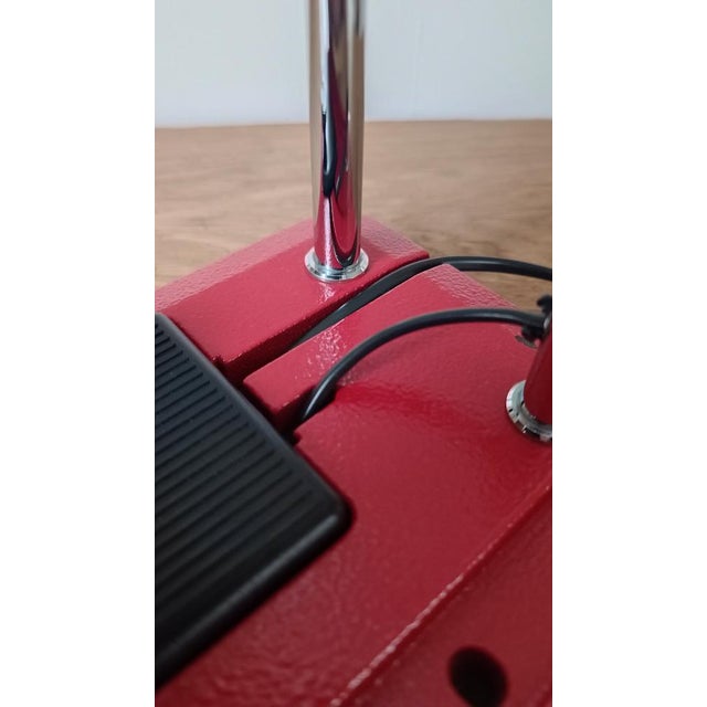 Red Desk Lamp by Frauenknecht, 1970s For Sale - Image 14 of 15