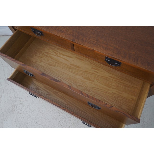 Stickley Stickley Mission Oak Arts & Crafts Dresser Chest For Sale - Image 4 of 18