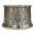 Vintage Silver Tone Wine Bottle Coaster For Sale
