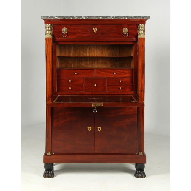 Traditional Early 19th Century Directoire Secretary For Sale - Image 3 of 18