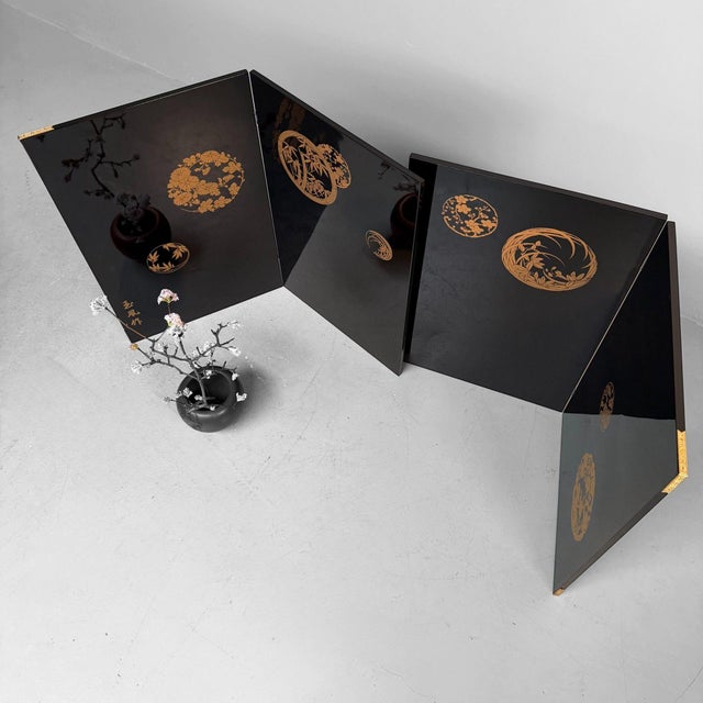 Vintage Japanese Folding Screens, 1970s, Set of 2 For Sale - Image 9 of 18