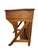 Early 20th Century Antique Arts & Crafts Mission Oak Writing Desk & Upholstered Chair Set, Early 20th Century For Sale - Image 5 of 12