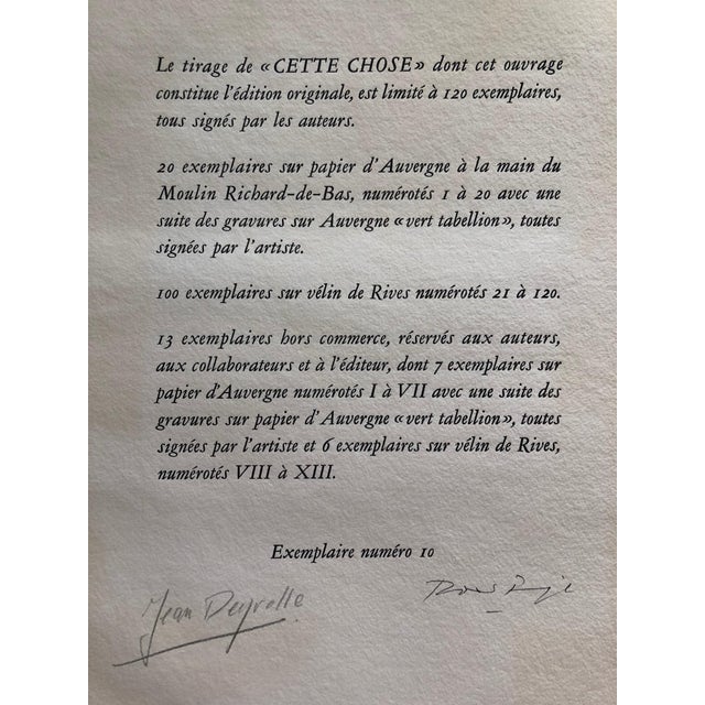 Black Jean Deyrolle, French Avant Garde Bold Abstract Geometric Aquatint Etching Op Art Kinetic, 1967 For Sale - Image 8 of 10