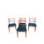 Contemporary Mid-Century Ladder-Back Dining Chairs in Teak Frames from Schreiber, 1960s, Set of 6 For Sale - Image 3 of 9