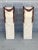 Vintage Maitland Smith Tessellated Stone and Wooden Columns-A Pair For Sale - Image 11 of 12