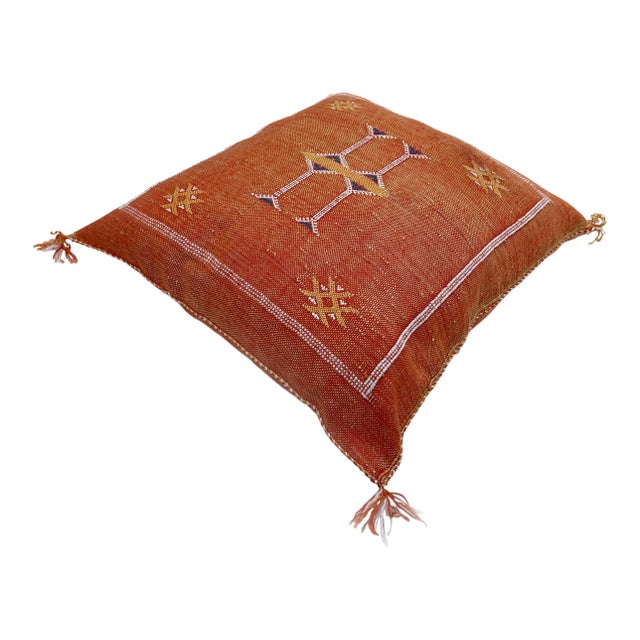 Cactus Sabra Silk Pillow Cover For Sale