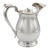 Silver-Plated Pitcher, 8" Height, Decorative Handle and Rim For Sale
