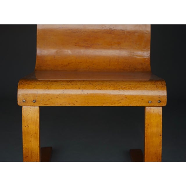 Vintage Model No.21 Chair with Karelian Birch Seat by Alvar Aalto, 1933 For Sale - Image 15 of 18