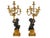 Pair of French Bronze Seven-Light Candelabra Lamps Ca. 1880 For Sale - Image 4 of 18