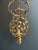 1940s Large gilded metal lantern with foliage decorations by Signe Palladio for Maison Baguès For Sale - Image 9 of 12