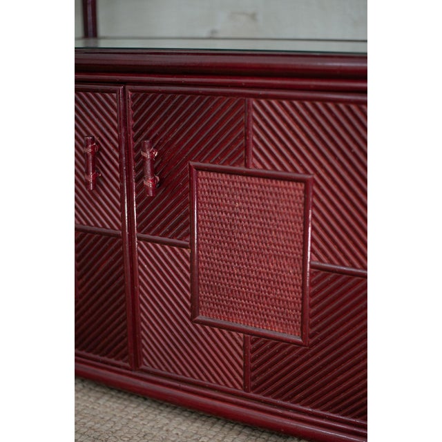 Lacquered Arched Bookcase, 1980s For Sale - Image 6 of 14