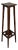 Wood 2-Tier Pedestal Column Plant Stand, 1960s For Sale
