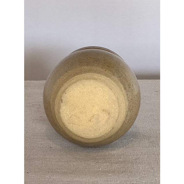 1900s Antique Ceramic Jar With Lid and Charming Black Details For Sale In Los Angeles - Image 6 of 6