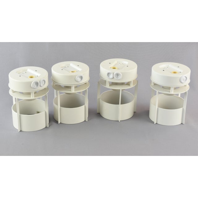 Louis Poulsen Danish Magazin Ceiling Lamps by Wilhelm Wohlert for Louis Poulsen, Set of 4 For Sale - Image 4 of 12